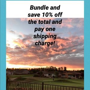 Bundle & save 10% & pay one shipping fee.      *Up to 5 pounds only*